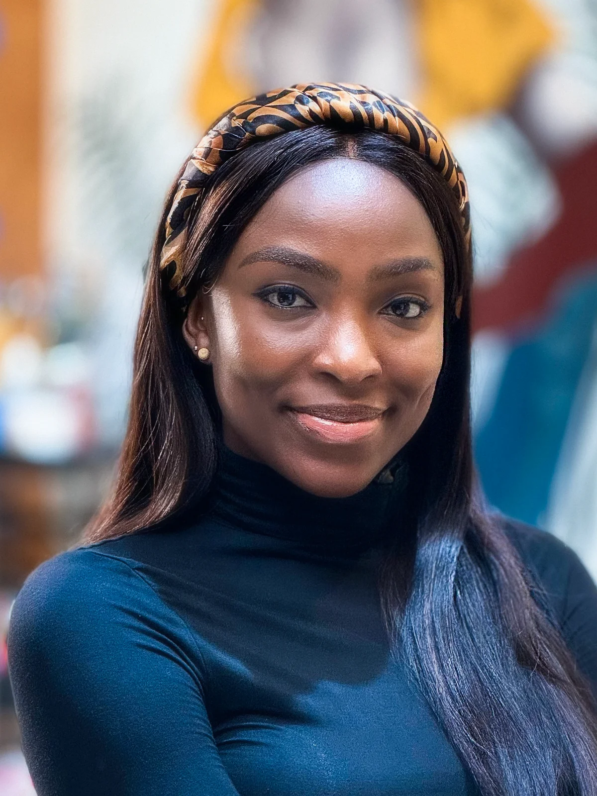 Jacqueline Suowari in her studio